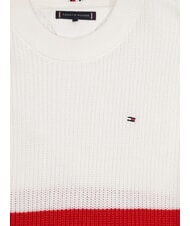 TOMMY HILFIGER KIDS BIMBO Sweter bawełniany biały - Swetry dziecięce - 2