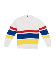 TOMMY HILFIGER KIDS BIMBO Sweter bawełniany biały - Swetry dziecięce - 3