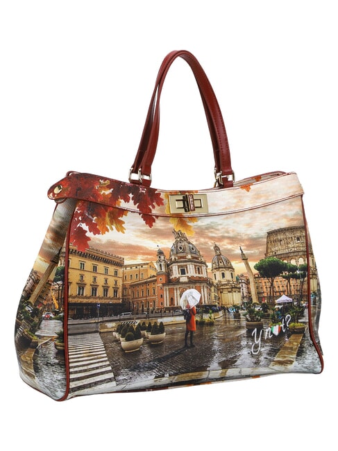 YESBAG Torba na ramię XL Rzym pada deszcz - Torby damskie