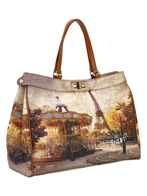YESBAG Torba na ramię XL zabawny Paryż - Torby damskie