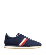 SERAFINI ROME Sk&oacute;rzane trampki niebieski francja czerwony - Buty męskie - 7