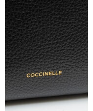 COCCINELLE CHERRY Torba na ramię, sk&oacute;ra Czarny - Torby damskie - 3