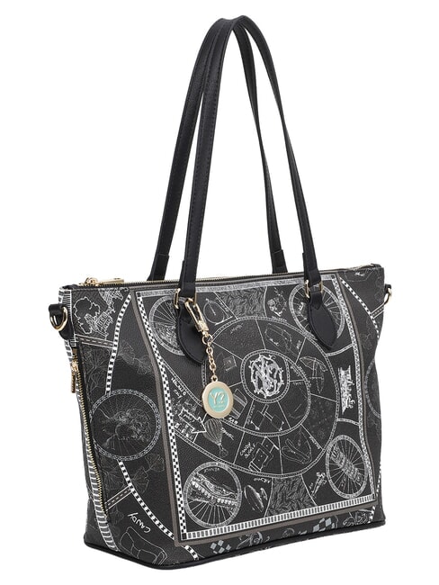 FASHIONOPOLY Torba na zakupy CZARNY - Torby damskie