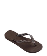 HAVAIANAS TOP TIRAS Klapki ciemny brat - Buty damskie - 3