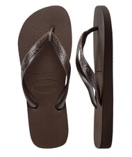HAVAIANAS TOP TIRAS Klapki ciemny brat - Buty damskie - 5