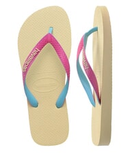HAVAIANAS TOP MIX Klapki krem maślany - Buty uniseks - 4