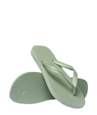 HAVAIANAS TOP SENSES Klapki dym zielony - Buty damskie - 4