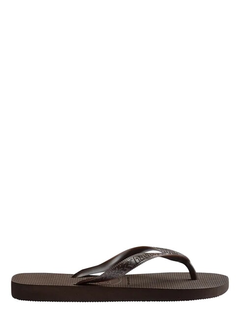 TOP TIRAS Klapki ciemny brat - Buty damskie