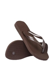 HAVAIANAS TOP TIRAS Klapki ciemny brat - Buty damskie - 4