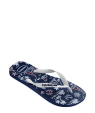 HAVAIANAS TOP NAUTICAL Klapki granatowy/granatowy/biały - Buty męskie - 3