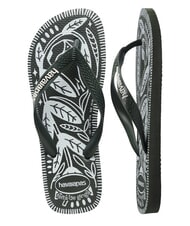 HAVAIANAS TOP JARDIM NOTURNO Klapki oliwkowo-zielony - Buty uniseks - 5