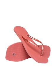HAVAIANAS SLIM SQUARE Klapki z kwadratowym noskiem glina kanionowa - Buty damskie - 5