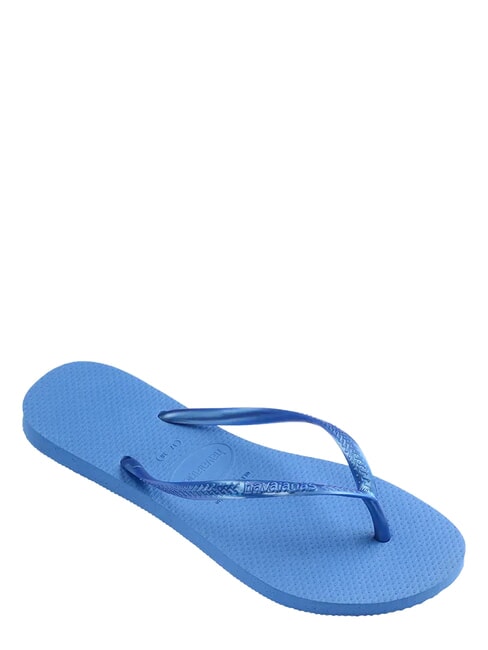 SLIM Klapki jaskrawoniebieski - Buty damskie