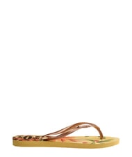HAVAIANAS  Klapki SLIM TROPICAL ż&oacute;łte pudełko - Buty damskie - 2