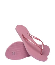 HAVAIANAS SQUARE LOGO Klapki r&oacute;że szyfonowe - Buty damskie - 4