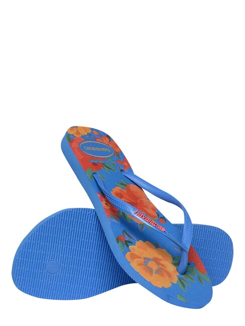 SLIM SUMMER BLISS Klapki jaskrawoniebieski - Buty damskie