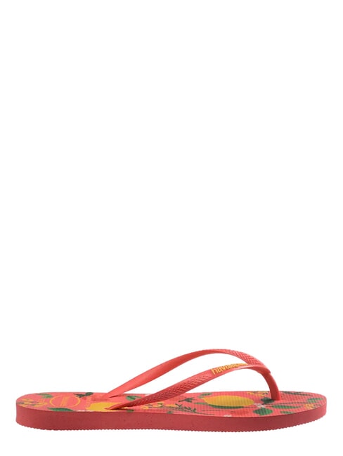 SLIM SUMMER BLISS Klapki koral tropikalny - Buty damskie