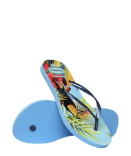 HAVAIANAS  Klapki SLIM TROPICAL niebieski/niebieski - Buty damskie - 4