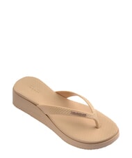 HAVAIANAS HIGH PLATFORM Klapki złoty - Buty damskie - 3