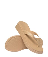 HAVAIANAS HIGH PLATFORM Klapki złoty - Buty damskie - 5