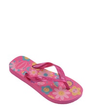 HAVAIANAS FLORES Klapki r&oacute;żowy topnik/r&oacute;żowa guma - Buty dziecięce - 3