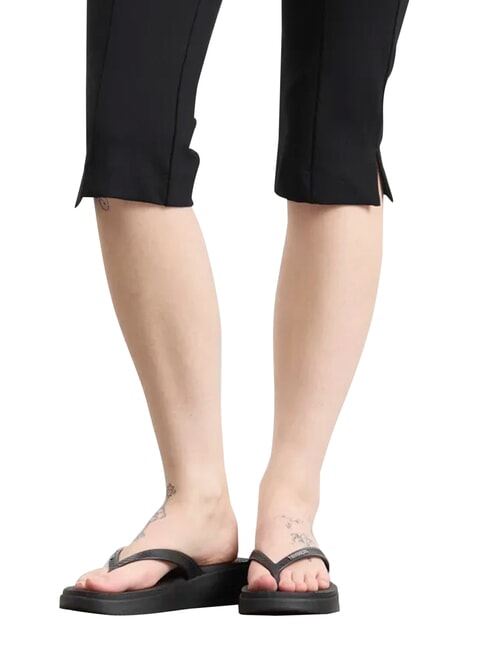 HIGH PLATFORM Klapki CZARNY - Buty damskie