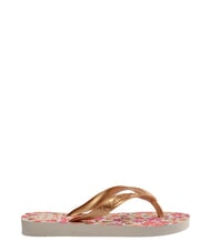 HAVAIANAS FLORES Klapki beżowy/złoty - Buty dziecięce - 2