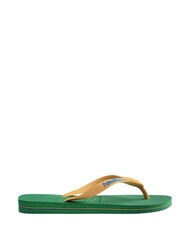 HAVAIANAS BRASIL LOGO Klapki  zielony/ż&oacute;łty - Buty uniseks - 2