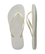 HAVAIANAS SLIM Klapki biały - Buty damskie - 5
