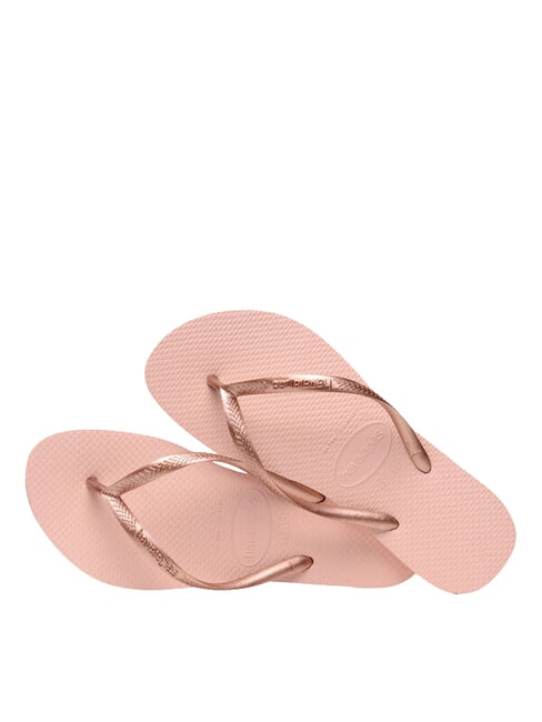 SLIM Klapki balet r&oacute;żowy - Buty damskie