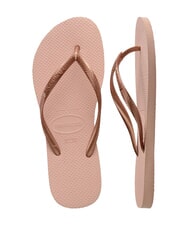 HAVAIANAS SLIM Klapki balet r&oacute;żowy - Buty damskie - 5