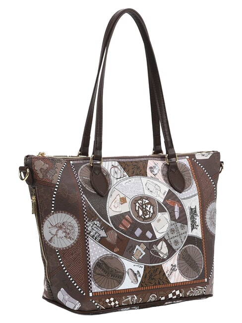 FASHIONOPOLY Torba na zakupy czekolada - Torby damskie