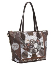 YNOT FASHIONOPOLY Torba na zakupy czekolada - Torby damskie - 2