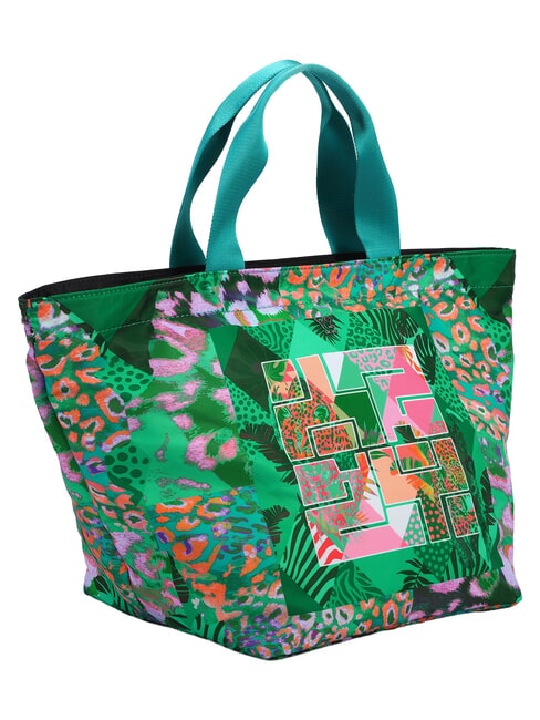 COLORS BAY Torba na zakupy XL, torba na ramię dżungla - Torby damskie