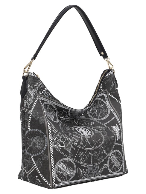 FASHIONOPOLY Torba na ramię CZARNY - Torby damskie