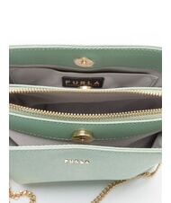 FURLA TESSA Mała torba na ramię mineralny zielony - Torby damskie - 6