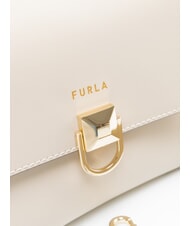 FURLA CIRCE Torba na ramię, sk&oacute;ra perła - Torby damskie - 5
