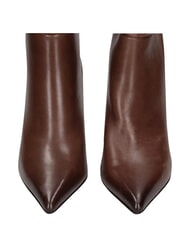 MARC ELLIS ME25 Wysokie buty, obcas 9 cm, ze sk&oacute;ry ciemnobrązowy - Buty damskie - 5