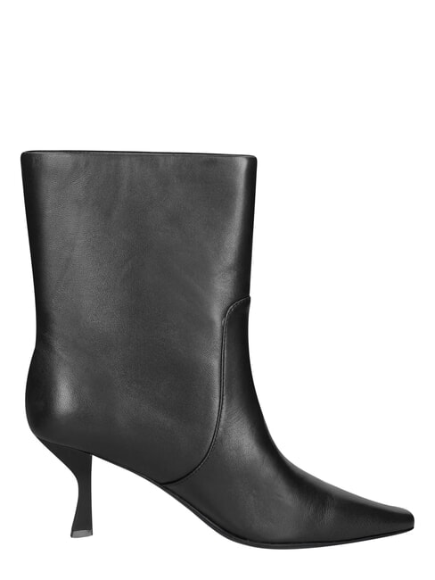 ME25 Sk&oacute;rzane botki czarny - Buty damskie