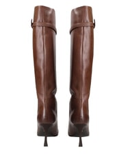 MARC ELLIS ME25 Wysokie buty, obcas 9 cm, ze sk&oacute;ry - Buty damskie