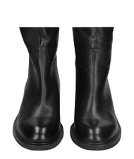 MARC ELLIS ME25 Wysokie buty, obcas 4,5, sk&oacute;rzane czarny - Buty damskie - 5