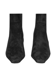MARC ELLIS ME25 Botki na obcasie 5 cm, ze sk&oacute;ry czarny - Buty damskie - 6