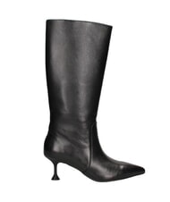 MARC ELLIS ME25 Wysokie buty, obcas 6,5, sk&oacute;rzane czarny - Buty damskie - 3