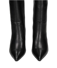 MARC ELLIS ME25 Wysokie buty, obcas 6,5, sk&oacute;rzane czarny - Buty damskie - 5