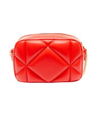 LOVE MOSCHINO EMBOSSED Mała torba na ramię CZERWONY - Torby damskie - 4