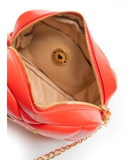 LOVE MOSCHINO EMBOSSED Mała torba na ramię CZERWONY - Torby damskie - 5