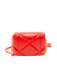 LOVE MOSCHINO EMBOSSED Mała torba na ramię CZERWONY - Torby damskie - 4