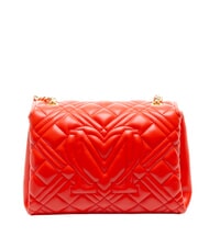 LOVE MOSCHINO QUILTED Torba na ramię CZERWONY - Torby damskie - 4
