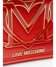 LOVE MOSCHINO LOGO  Mała torba na ramię CZERWONY - Torby damskie - 3