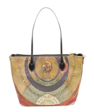 GATTINONI PLANETARIUM Torba na zakupy dzika akwarela/ciemnoszary - Torby damskie - 4